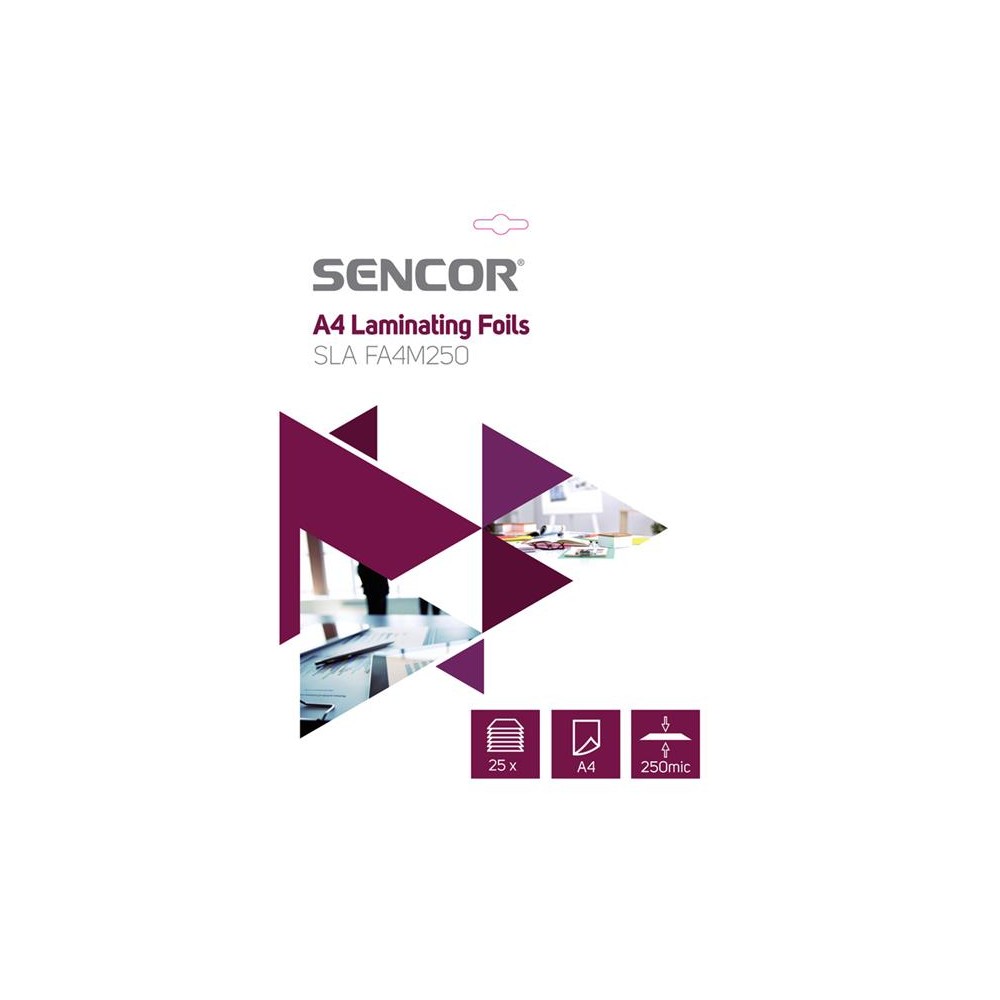 Laminavimo plėvelė SENCOR SLA FA4M250 A4 250mic