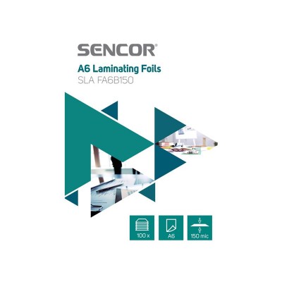Laminavimo plėvelė SENCOR SLA FA6B150 A6 150mic