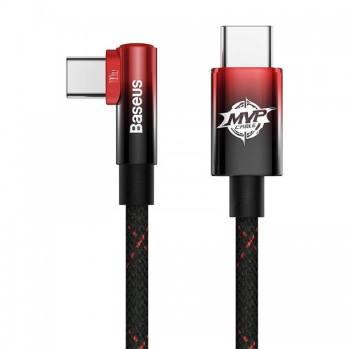 Baseus MVP2 USB-C į USB-C kabelis, 100 W, 1 m (juodas /