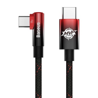 Baseus MVP2 USB-C į USB-C kabelis, 100 W, 1 m (juodas /