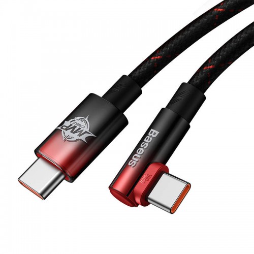 Baseus MVP2 USB-C į USB-C kabelis, 100 W, 1 m (juodas /