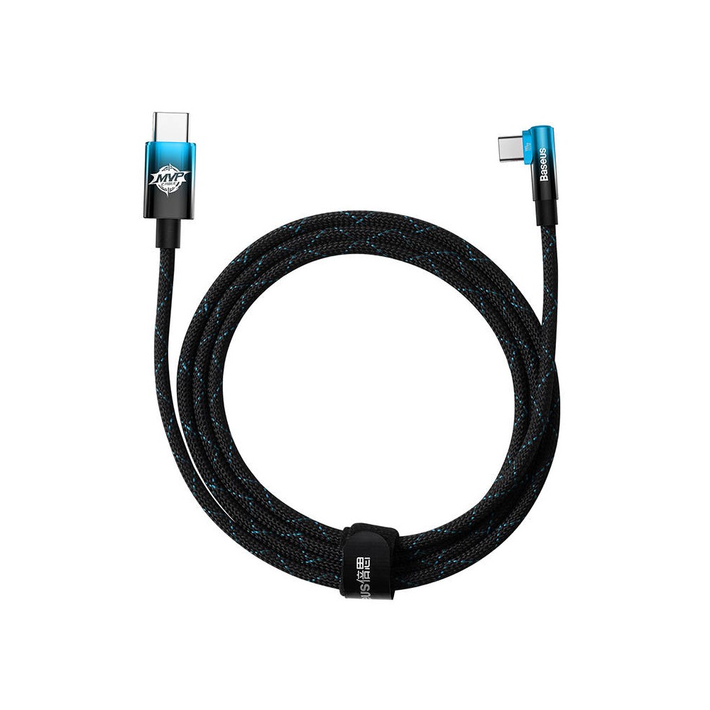 Baseus MVP2 USB-C į USB-C kabelis, 100 W, 2 m (juodas /