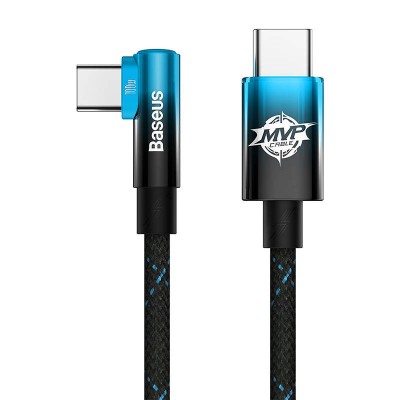 Baseus MVP2 USB-C į USB-C kabelis, 100 W, 2 m (juodas /