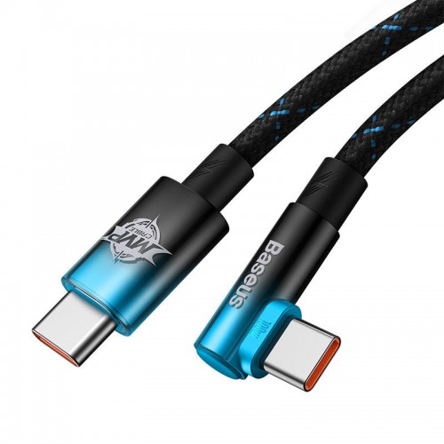 Baseus MVP2 USB-C į USB-C kabelis, 100 W, 2 m (juodas /