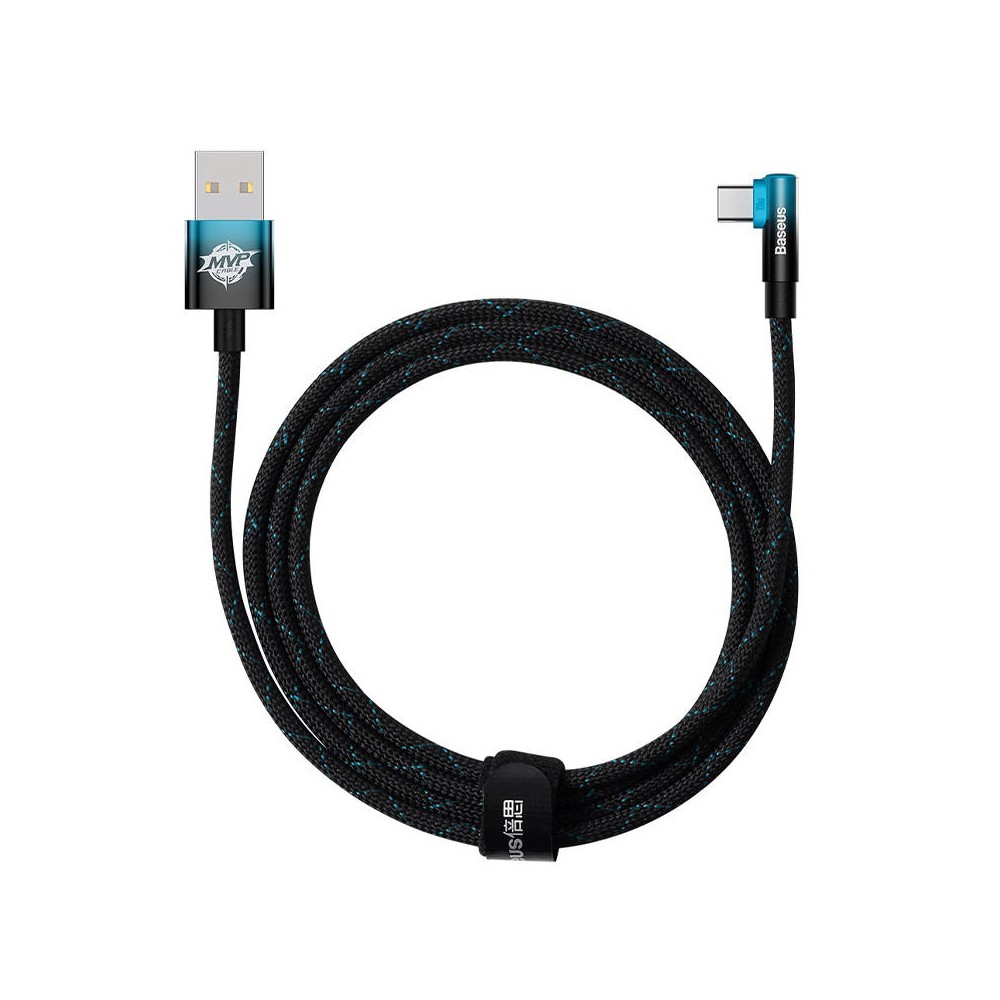"Baseus" alkūnė USB-USB-C 100W 2 m kampinis kabelis