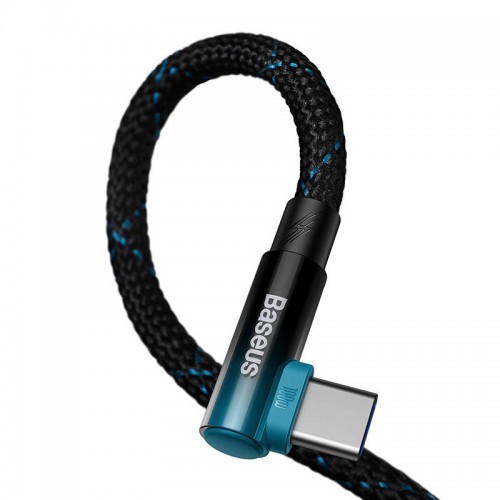 "Baseus" alkūnė USB-USB-C 100W 2 m kampinis kabelis