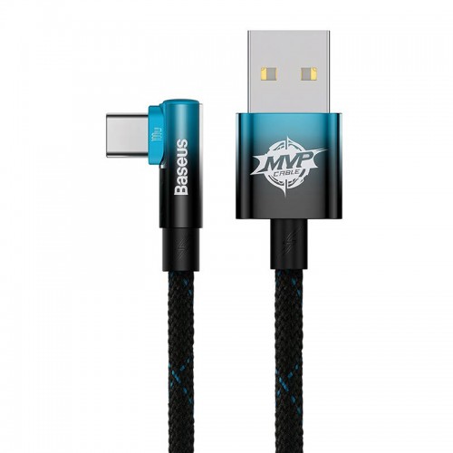 "Baseus" alkūnė USB-USB-C 100W 2 m kampinis kabelis