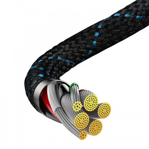 "Baseus" alkūnė USB-USB-C 100W 2 m kampinis kabelis