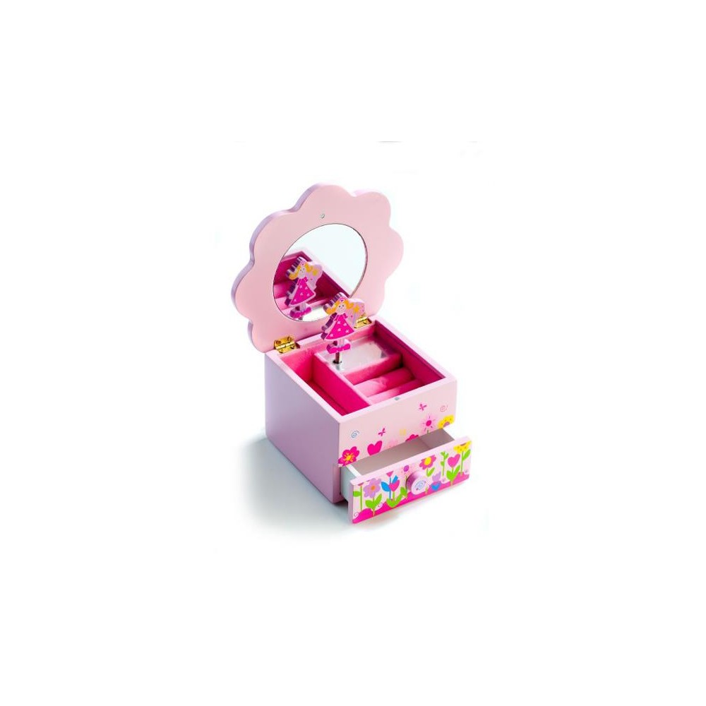 Vaikiška papuošalų dėžutė TEDDIES Princesė su garsu-Žaislų
