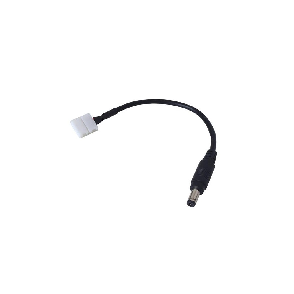 LED juostelės maitinimo kabelis 10 mm 5050 su jungtimis, 2p + LED juostelės maitinimo kabelis 10 mm 5050 su jungtimis, 2p +