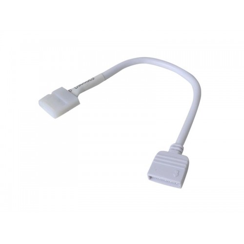 Kabelio jungtis RGBW CLIP-lizdas 5-pin 10 mm, ilgis 15 cm-LED