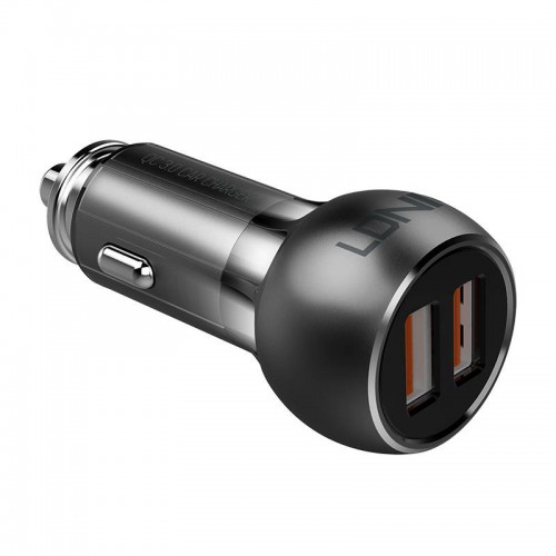 Automobilinis įkroviklis LDNIO C503Q, 2x USB, QC 3.0, 36W