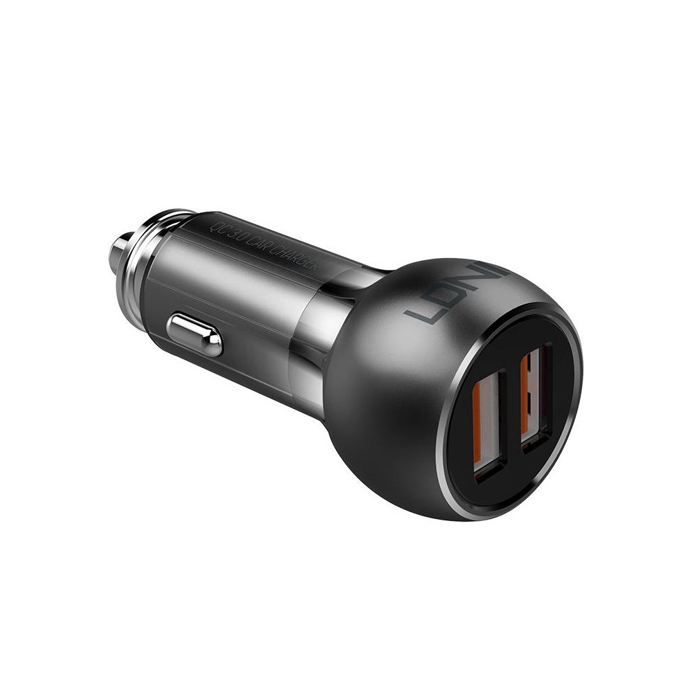 Automobilinis įkroviklis LDNIO C503Q, 2x USB, QC 3.0, 36W