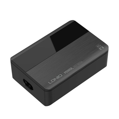 Sieninis įkroviklis LDNIO A4808Q, 2x USB + 2x USB-C, 65 W