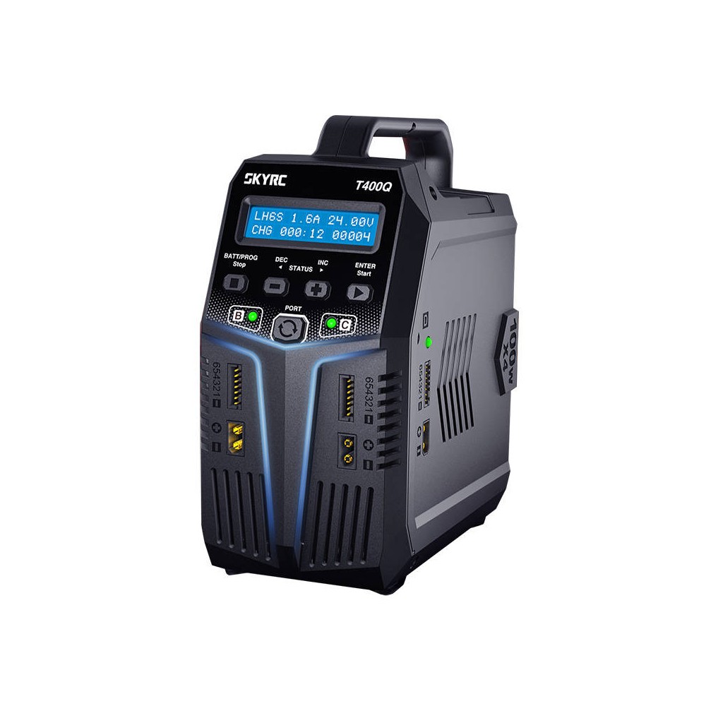 SKYRC T400Q įkroviklis-NiCd, NiMh, LI-ION įkrovikliai