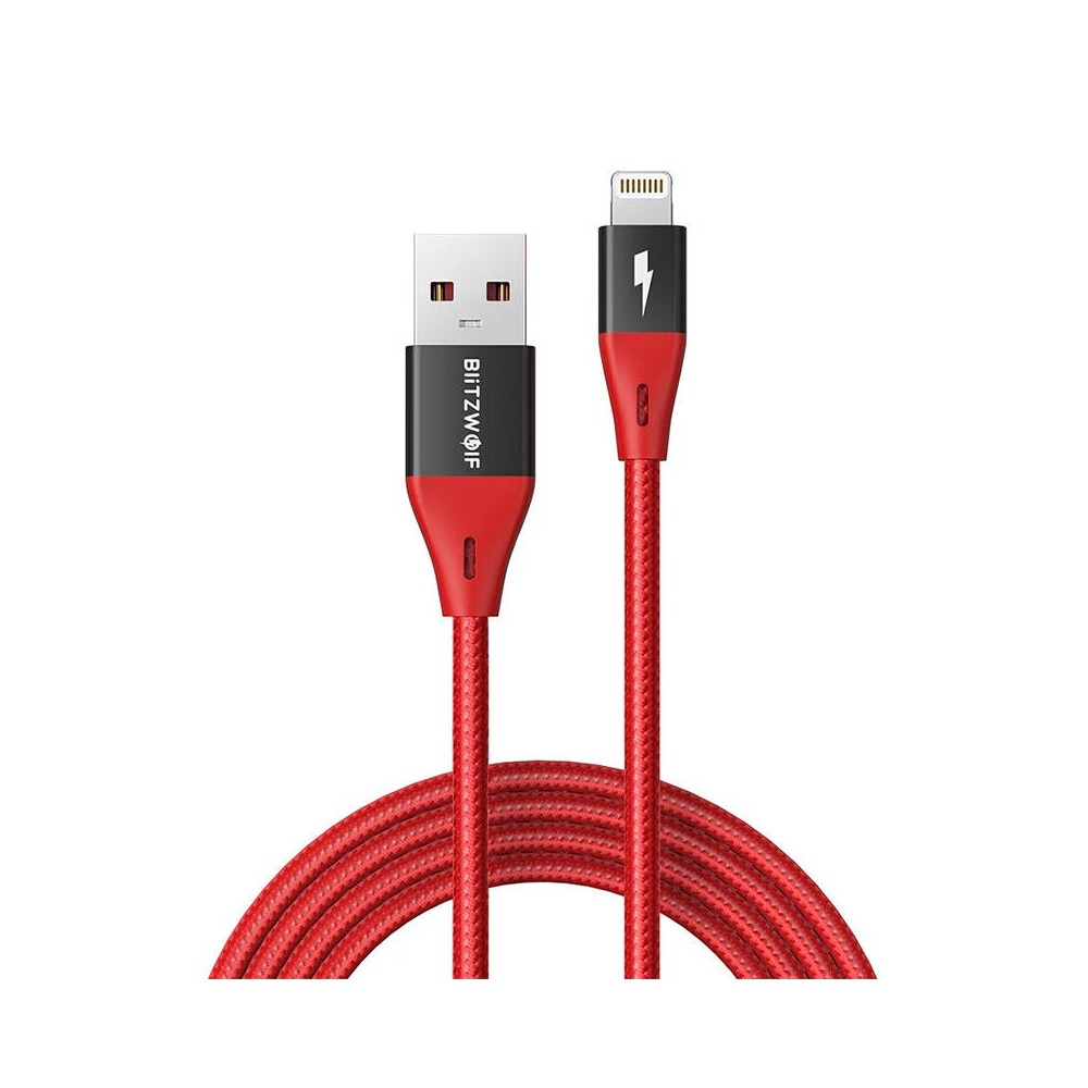 USB kabelis, skirtas "Lightning" BlitzWolf MF-10 Pro, MFI, 20