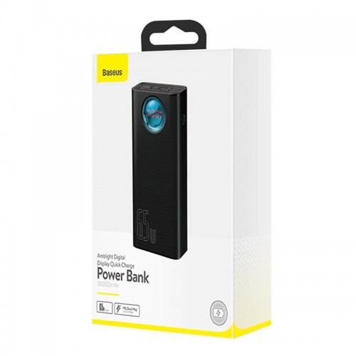 Powerbank Baseus Amblight 30000mAh, 4xUSB, USB-C, 65W