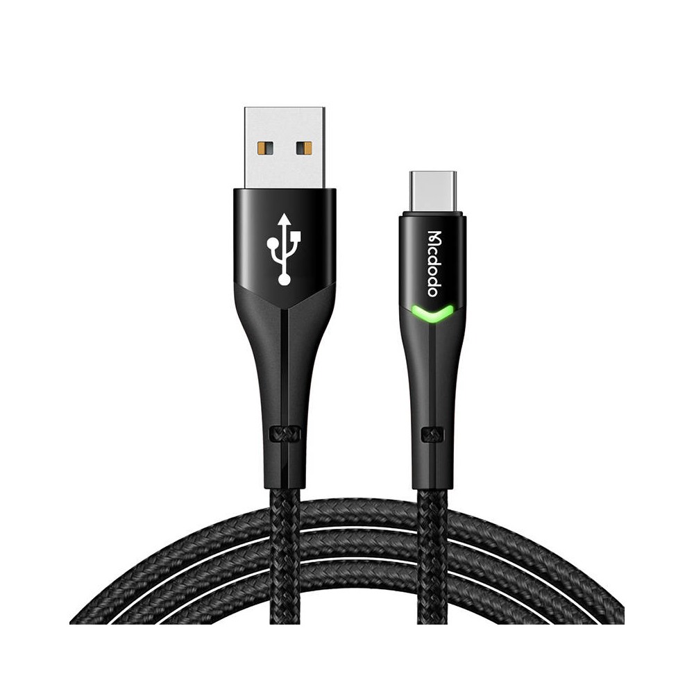 USB į USB-C Mcdodo Magnificence CA-7960 LED kabelis, 1 m