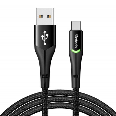 USB į USB-C Mcdodo Magnificence CA-7960 LED kabelis, 1 m