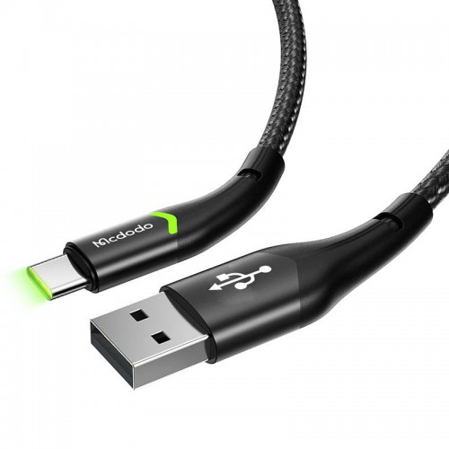 USB į USB-C Mcdodo Magnificence CA-7960 LED kabelis, 1 m