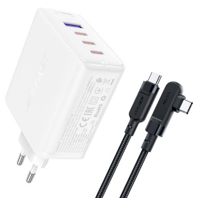 Sieninis įkroviklis Acefast A37 PD100W GAN, 4x USB, 100 W