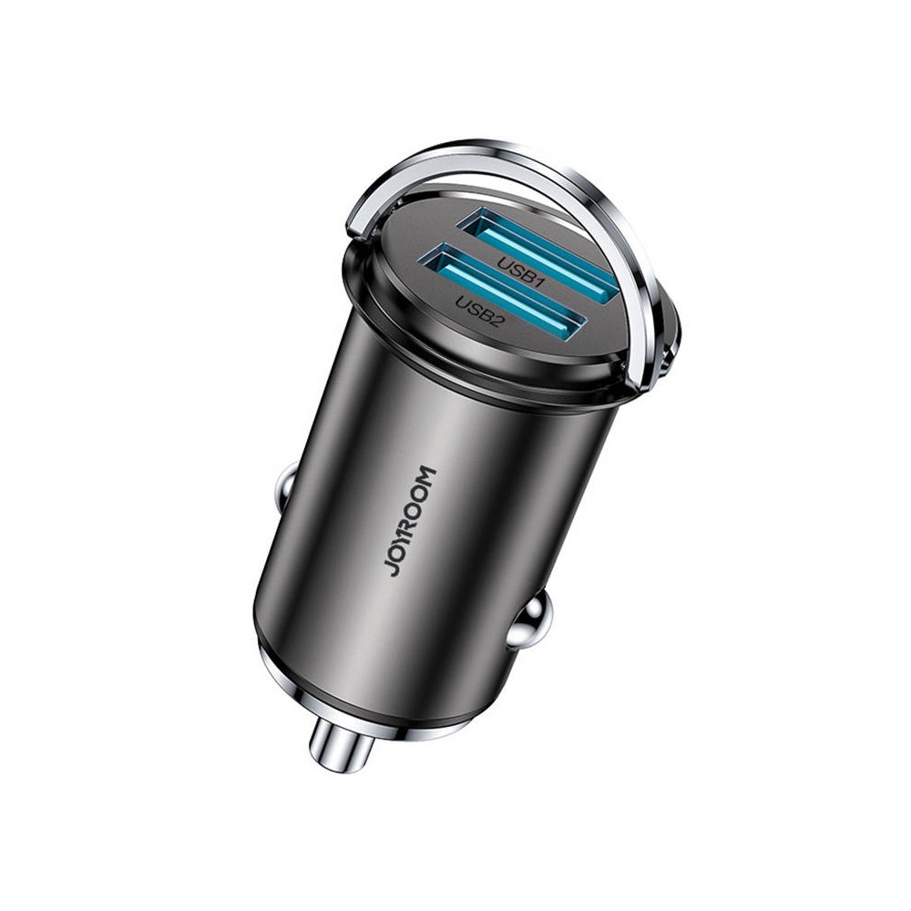 Automobilinis įkroviklis Joyroom C-A48, 2x USB, 3,1 A (pilkos