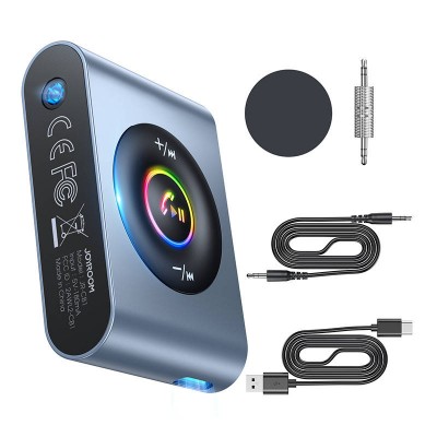 "Bluetooth" 5.3 AUX imtuvas Joyroom JR-CB1 (pilkos