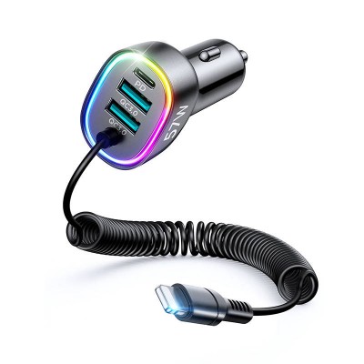 Automobilinis įkroviklis Joyroom JR-CL20, 2x USB + 2x