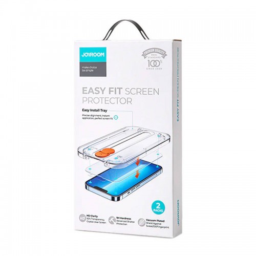 Joyroom "Easy Fit JR-H10 pilno ekrano grūdintas stiklas "Apple