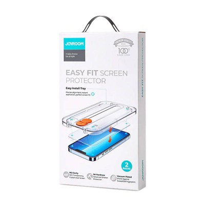 Joyroom "Easy Fit JR-H11 viso ekrano grūdintas stiklas, skirtas