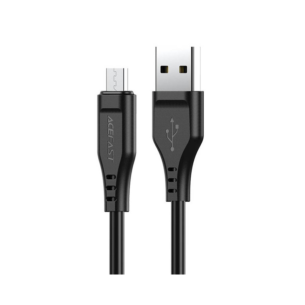 USB -A kabelis į USB-C, Acefast C3-09 1,2 m (juodas)-Pagrindinis