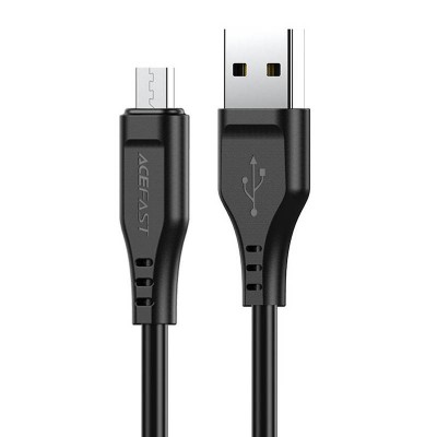 USB -A kabelis į USB-C, Acefast C3-09 1,2 m (juodas)-Pagrindinis