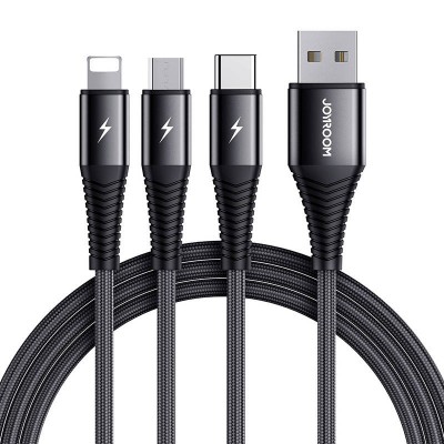 Joyroom S-1230G4 3in1 USB-C / "Lightning" / "Micro USB" 1,2 m