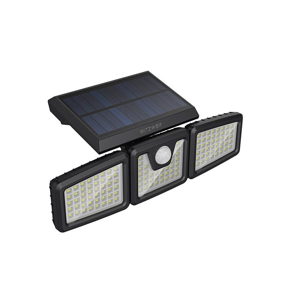 Išorinė "Blitzwolf" LED saulės lempa BW-OLT9 su sutemų ir