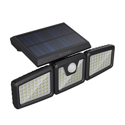Išorinė "Blitzwolf" LED saulės lempa BW-OLT9 su sutemų ir
