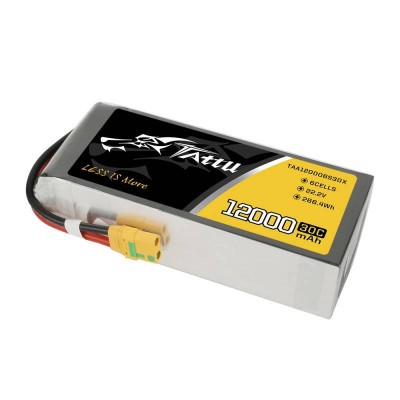 Akumuliatorius Tattu 12000mAh 22.2V 30C 6S1P XT90-LiFePO4