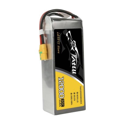 Akumuliatorius Tattu 12000mAh 22.2V 30C 6S1P XT90-LiFePO4