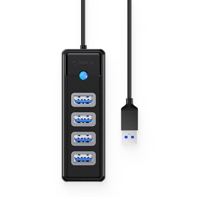 Orico USB šakotuvo adapteris su 4x USB 3.0, 5 Gbps, 0,15 m