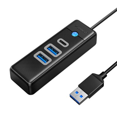 Orico USB šakotuvo adapteris į 2x USB 3.0 + USB-C, 5 Gbps, 0,15