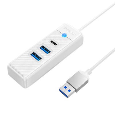 Orico USB šakotuvo adapteris į 2x USB 3.0 + USB-C, 5 Gbps, 0,15