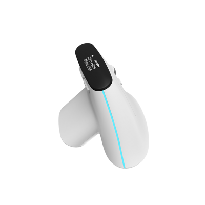 Belaidė ergonominė pelė Delux MV6 DB BT+2.4G (balta)-Belaidė