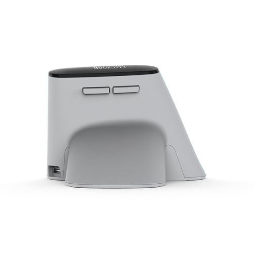 Belaidė ergonominė pelė Delux MV6 DB BT+2.4G (balta)-Belaidė