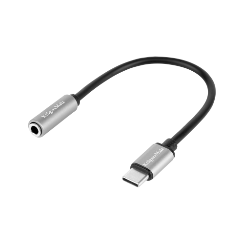 Adapter wtyk USB typu C - gniazdo jack 3.5 stereo Kruger&Matz