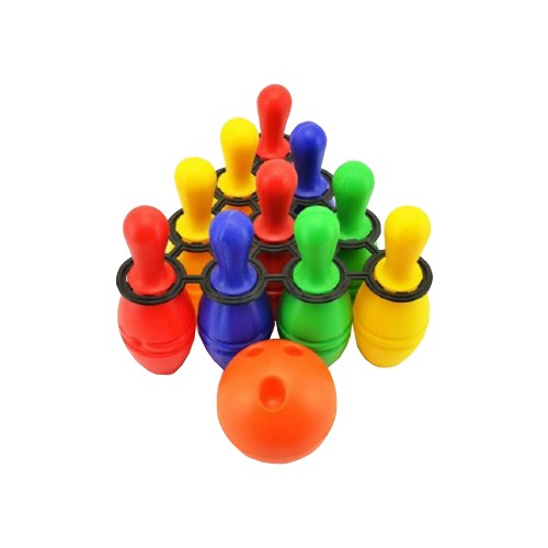 Vaikų boulingas TEDDIES 10vnt-Sporto žaislai