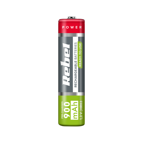 Akumulatorki REBEL HR03 900 mAh Ni-MH 2szt/bl-Pagrindinis