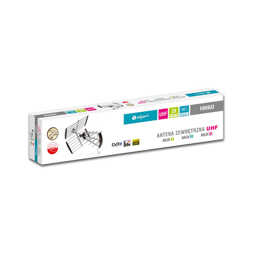 Antena kierunkowa DVB-T / DVB-T2 DPM HN60 z filtrem LTE, 29