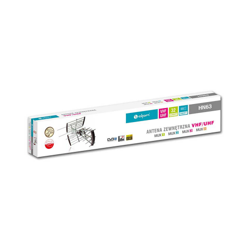 Antena kierunkowa DVB-T / DVB-T2 DPM HN63 z filtrem LTE, 32