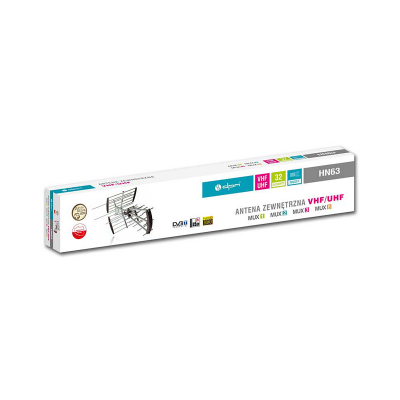 Antena kierunkowa DVB-T / DVB-T2 DPM HN63 z filtrem LTE, 32