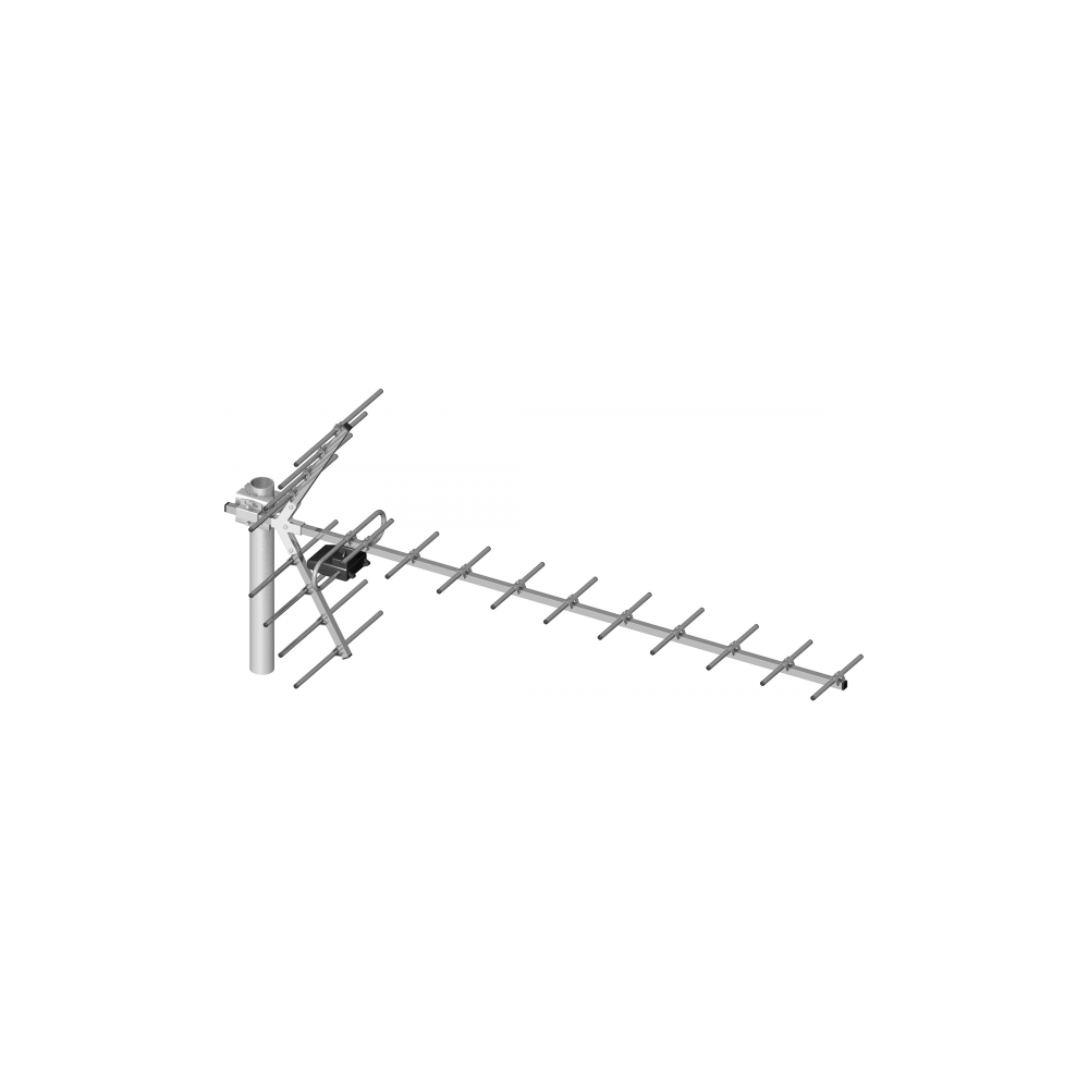 Antena TV kierunkowa 21-60 "Yaga" 19-elementów sym. Antena TV kierunkowa 21-60 "Yaga" 19-elementów sym.