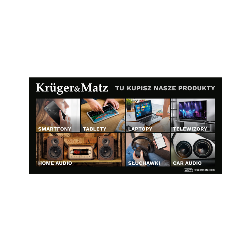 Baner Kruger&Matz - Tu kupisz nasze produkty (200 x 100